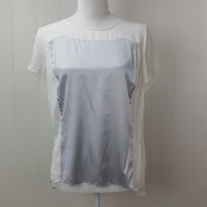 White House Black Market Silk Blend Top